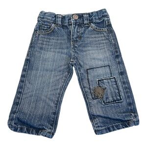 Genuine Kids Oshkosh Vintage Y2k Patchwork Baby Jeans Size‎ 12 Months